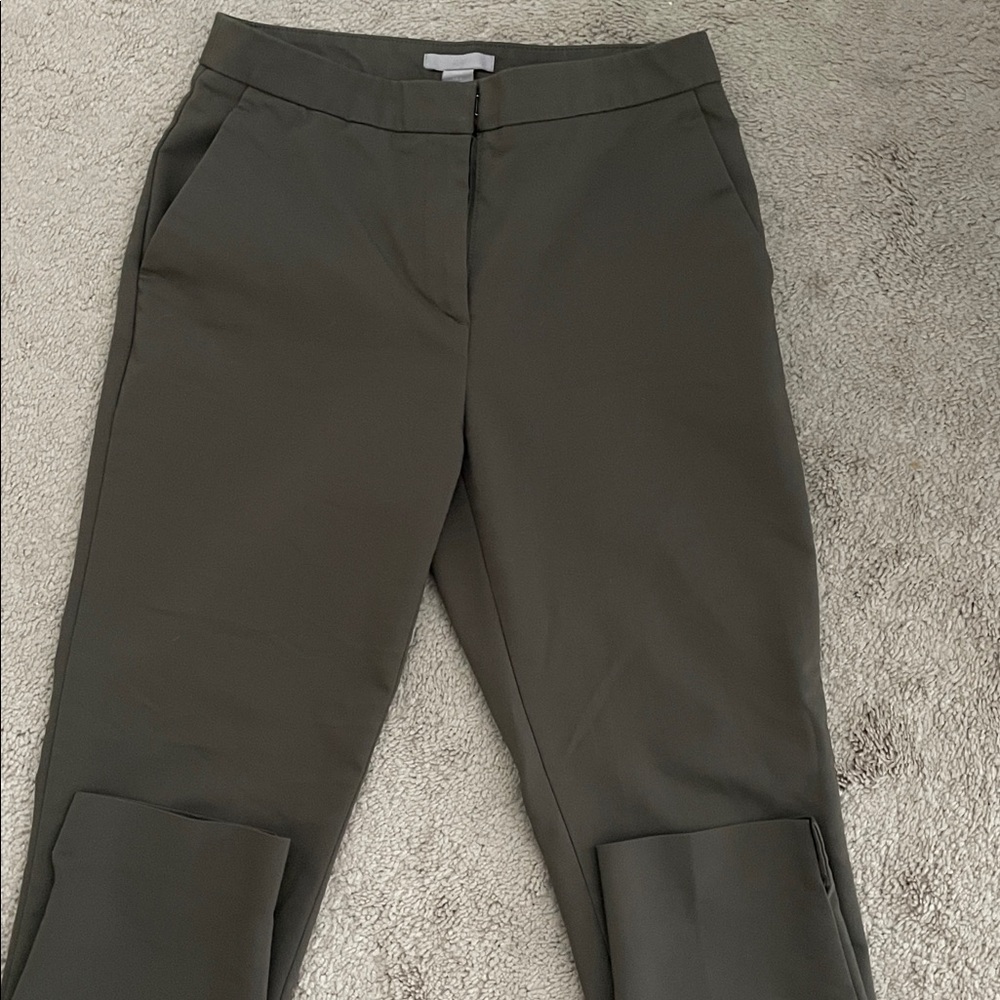 OLIVE H&M DRESS.PANTS!